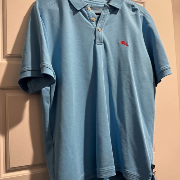 Tommy Bahama Men’s Polo Shirt – Medium – Barely Used - Blue - Picture 5 of 5